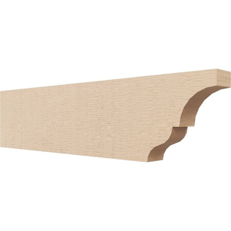 Ekena Millwork 2in. W x 6in. H x 24in. L Asheboro Woodgrain TimberThane Rafter Tail, Primed Tan RFTUR02X06X24ASHRCPR